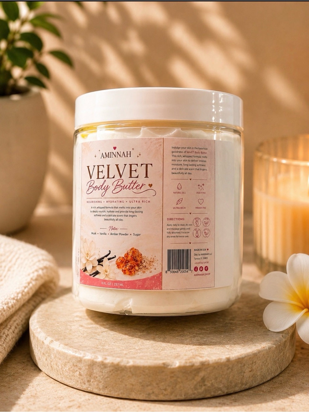 Aminnah (NWT) Velvet Body Butter — Set of 2 - Picture 3 of 3